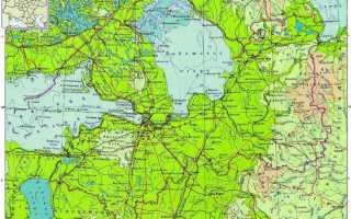 Озера Ленинградской области на карте: открытие
