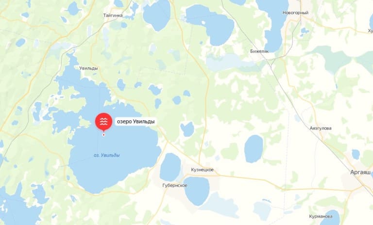 Карта озер Челябинской области, глубина, рыбалка, отдых, дороги
