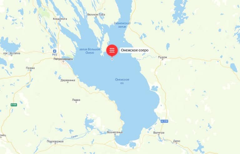 Карта озер Ленинградской области для рыбалки, купания с дорогами
