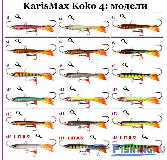 Karismax KOKO 4: модели